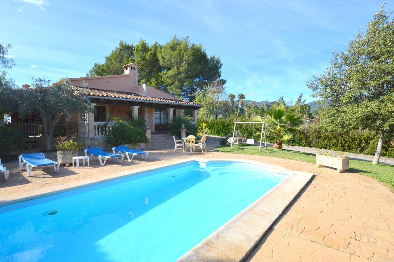 Finca Con Piscina Es Blanquer Pensionat Exteriör bild