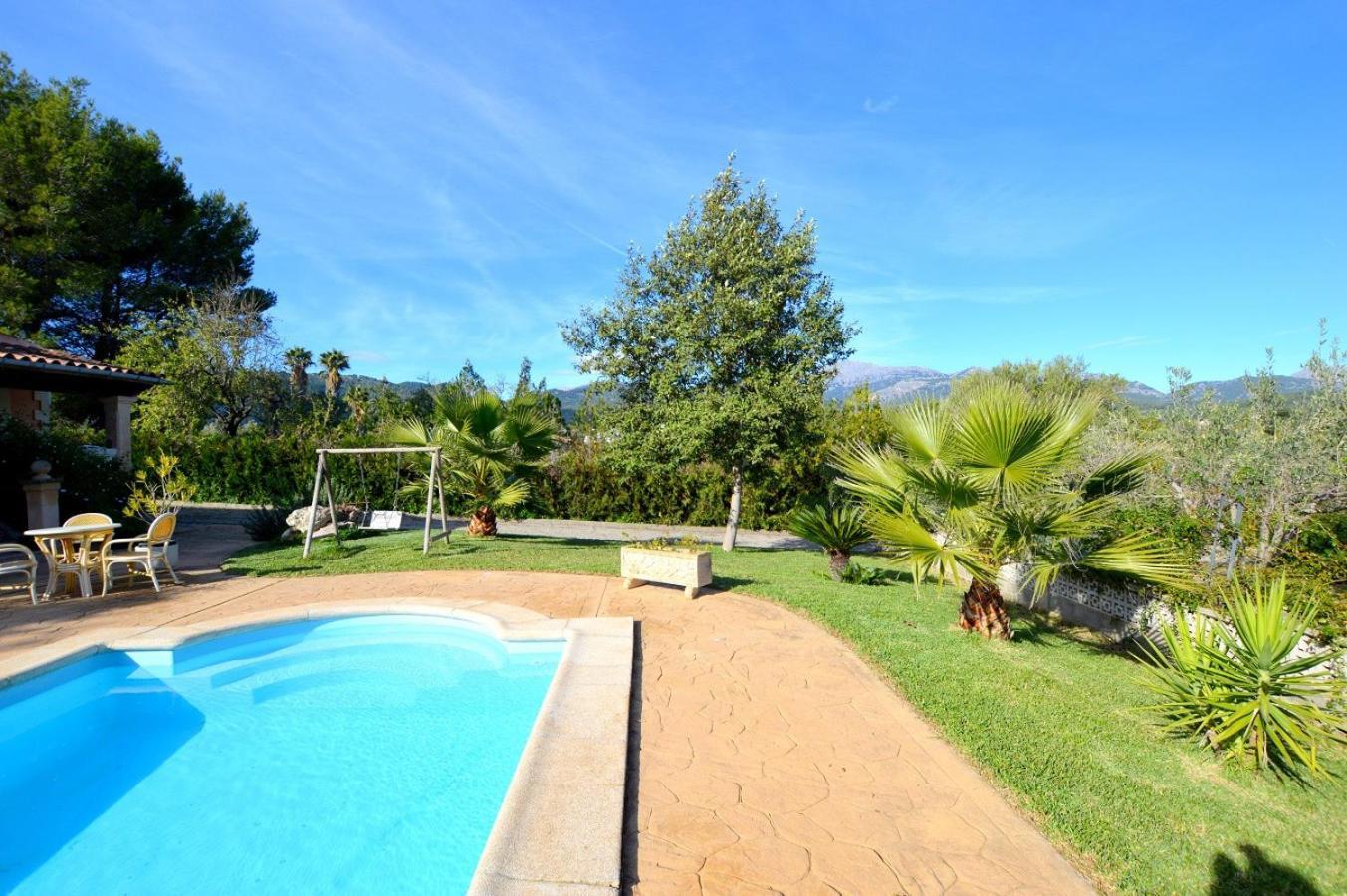 Finca Con Piscina Es Blanquer Pensionat Exteriör bild