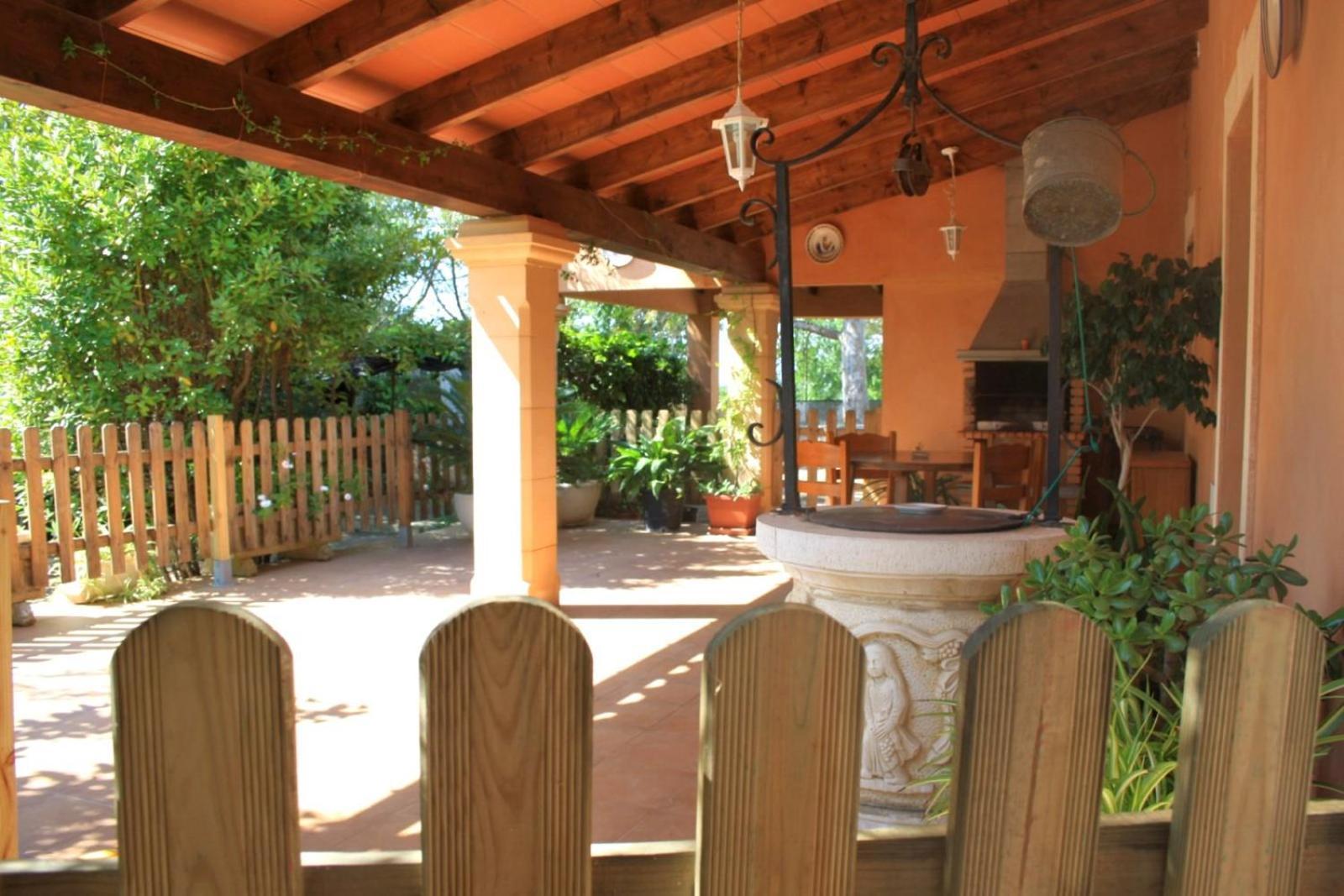 Finca Con Piscina Es Blanquer Pensionat Exteriör bild