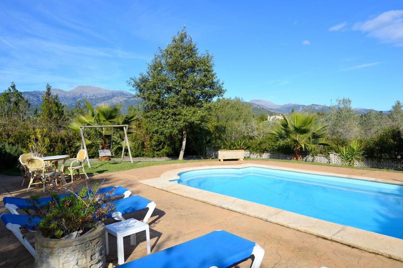 Finca Con Piscina Es Blanquer Pensionat Exteriör bild