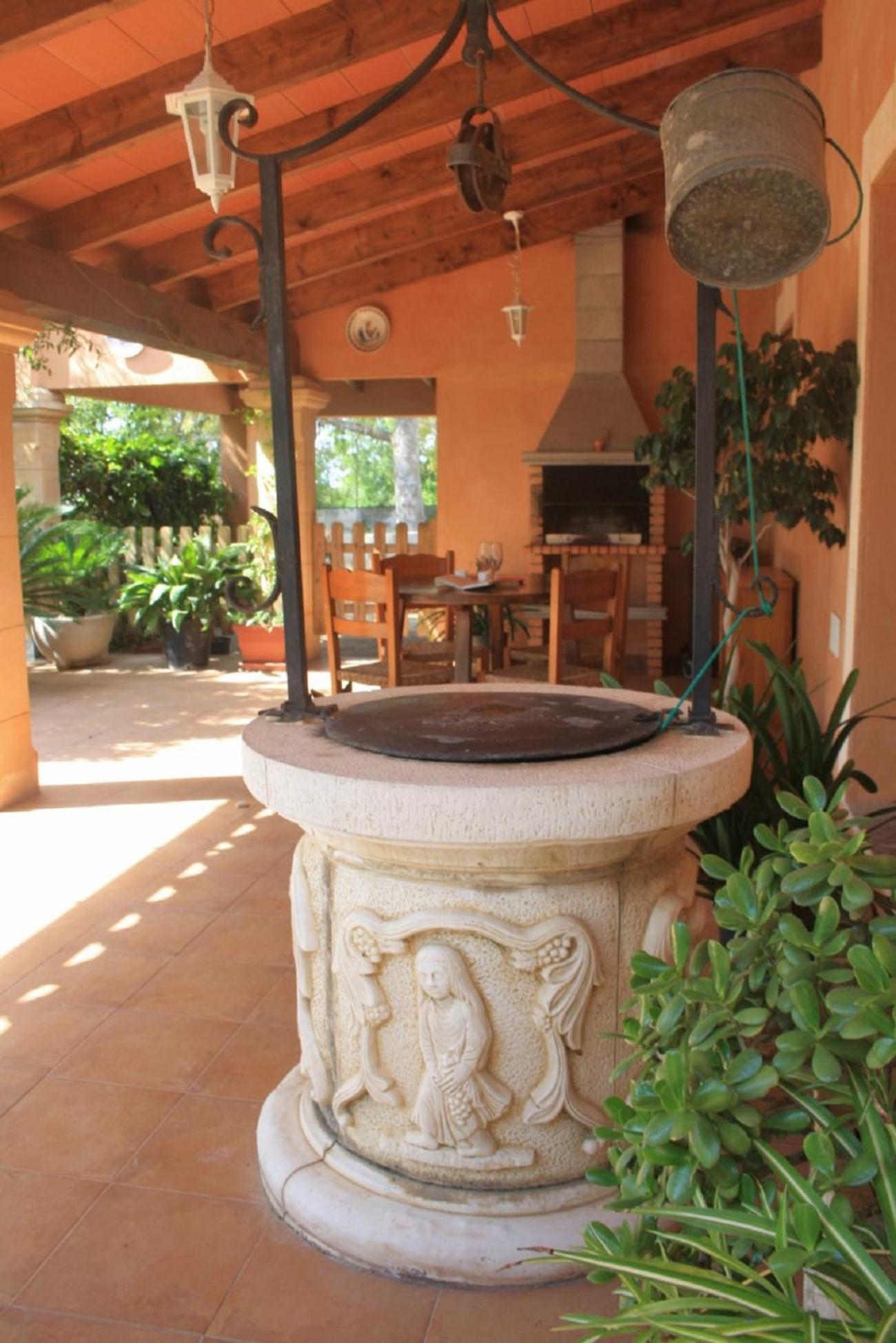 Finca Con Piscina Es Blanquer Pensionat Exteriör bild