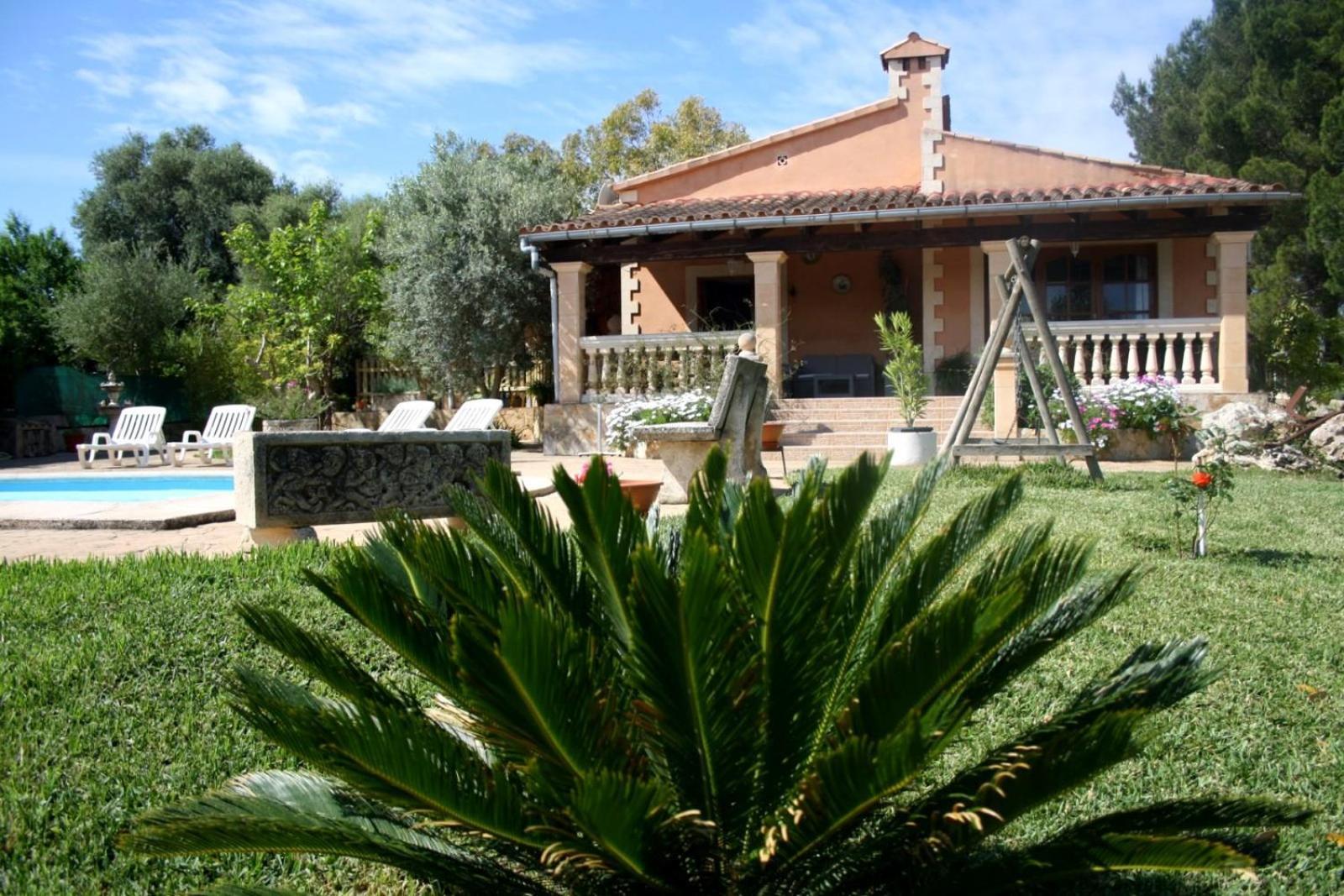 Finca Con Piscina Es Blanquer Pensionat Exteriör bild