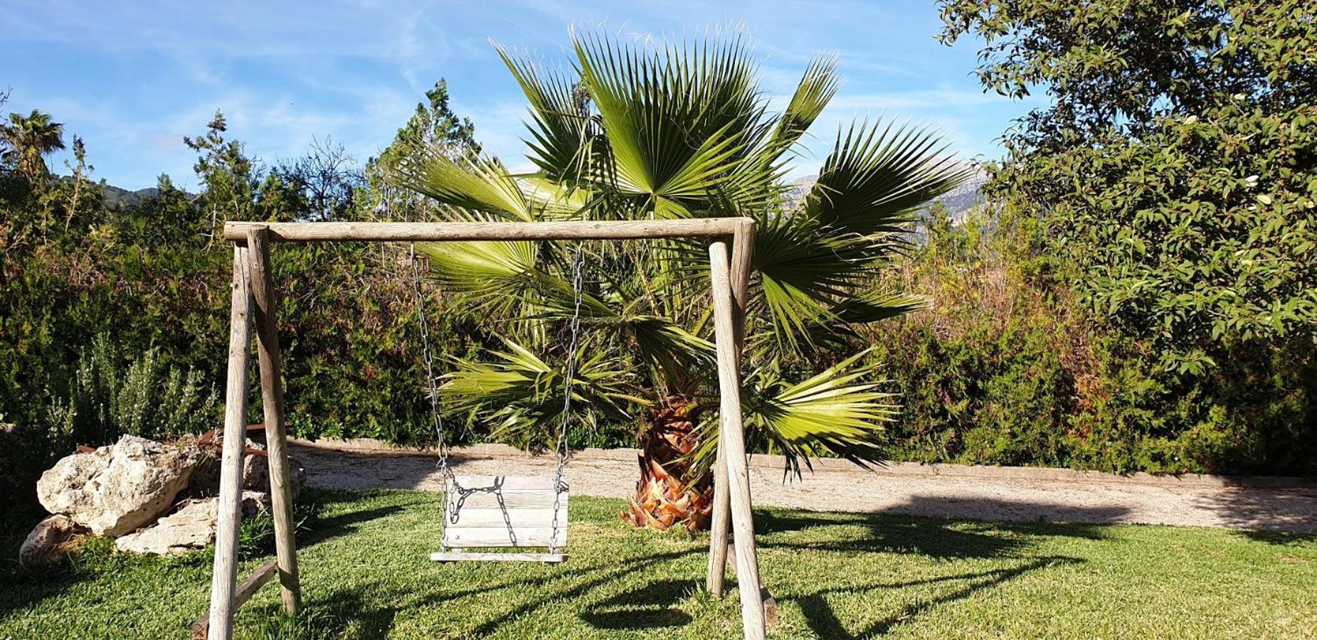 Finca Con Piscina Es Blanquer Pensionat Exteriör bild